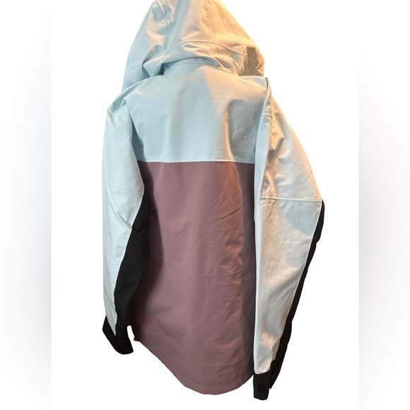 North Face M Dragline Jacket Ice Cap Blue Fawn Grey LARGE NWT - Picture 7 of 7